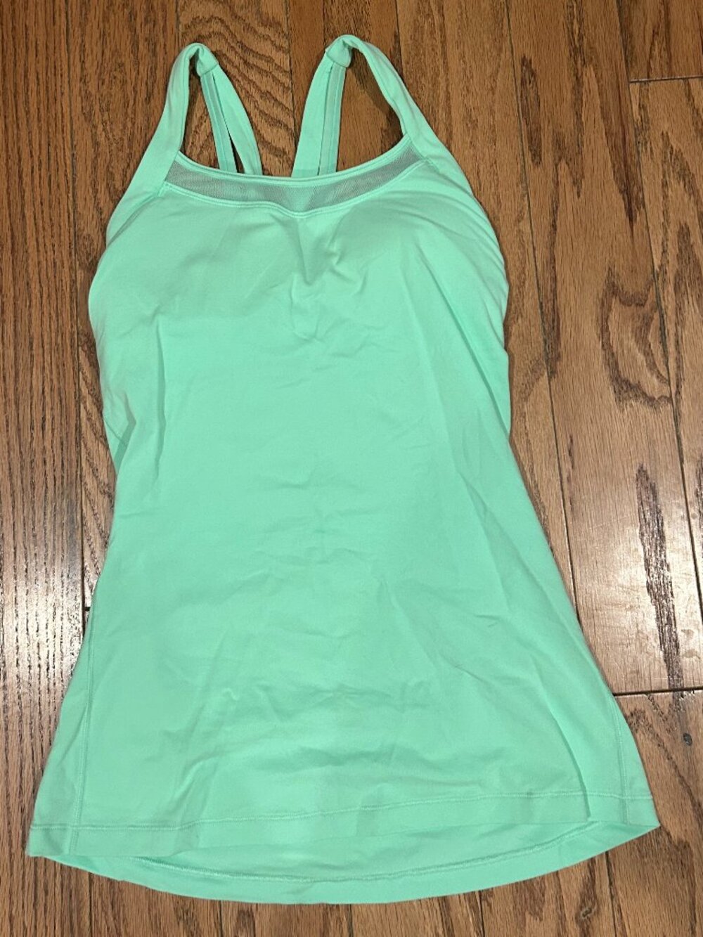 LULULEMON Citra Lime Green Rally Your Heart Strappy Tank Top 4